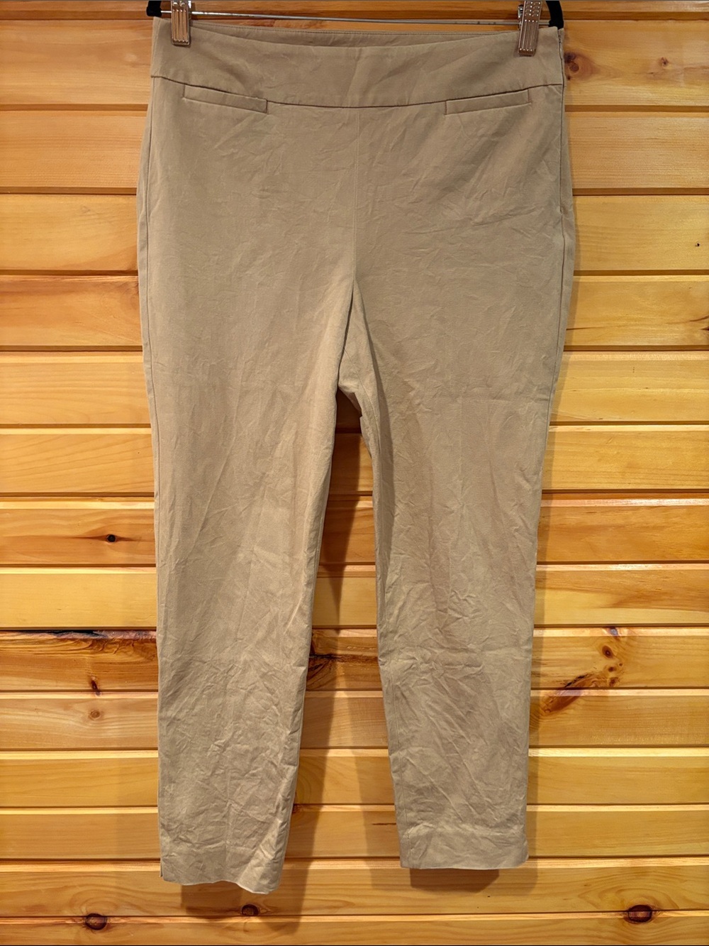Talbots Cropped Ankle Pants in Light Khaki